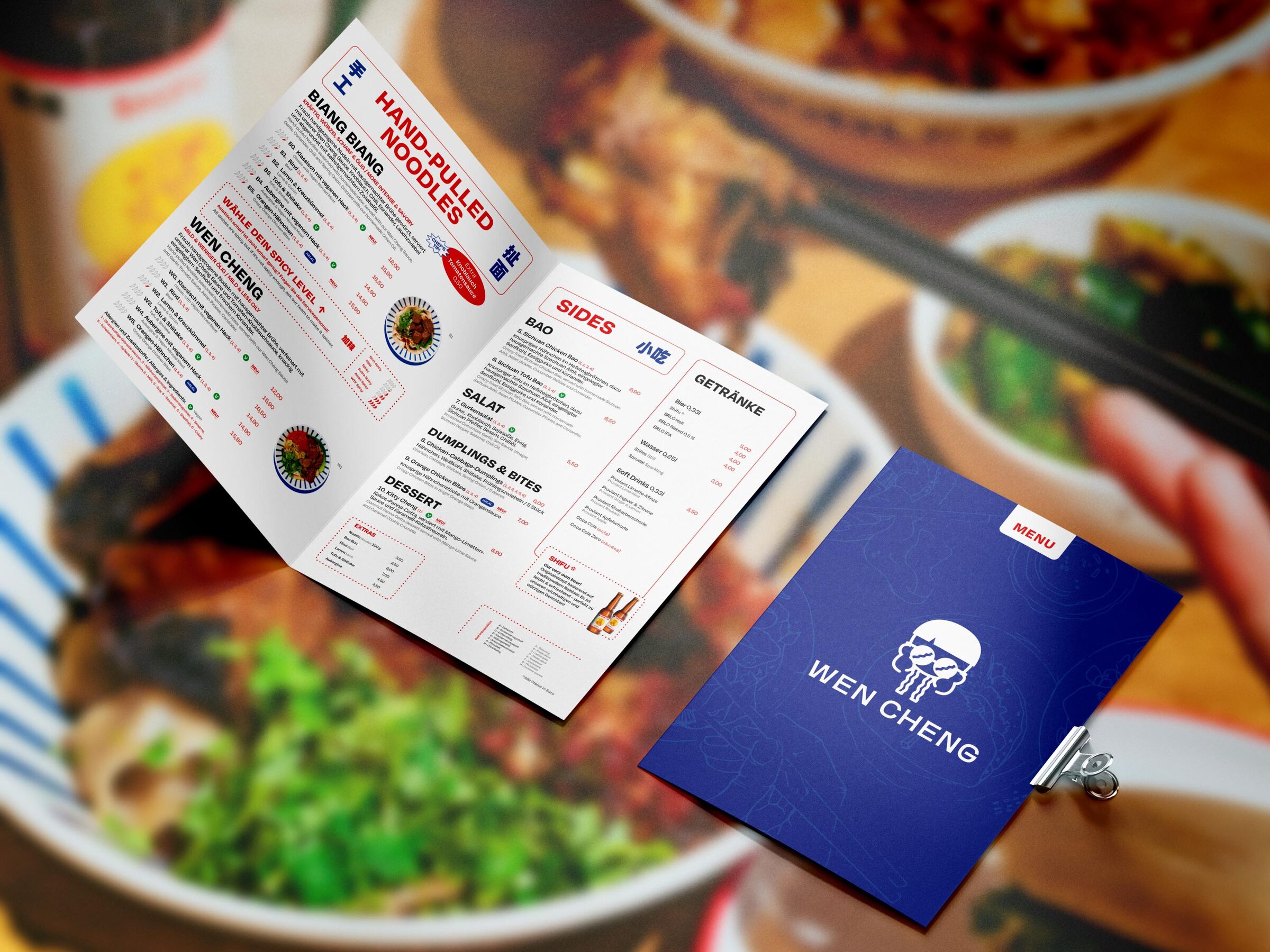 Wen Cheng menu and print design 3